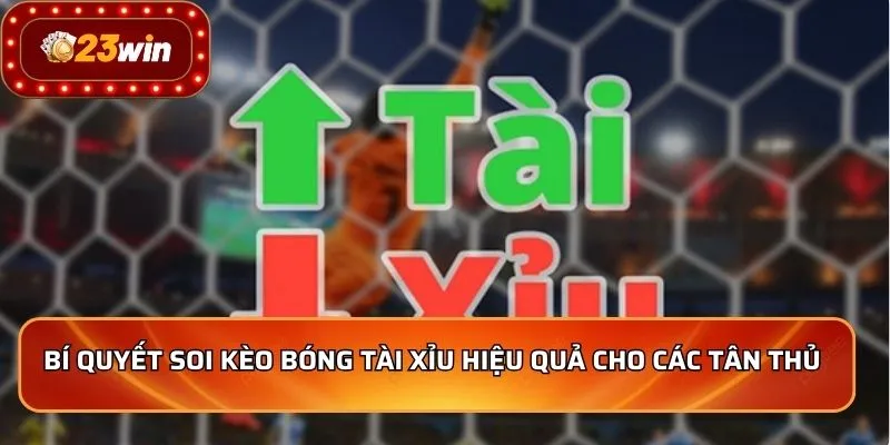 Bí quyết soi kèo bóng tài xỉu hiệu quả cho các tân thủ